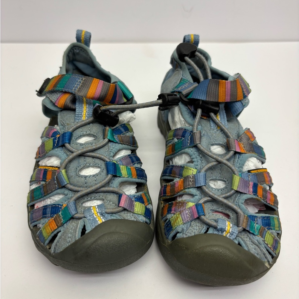 Keen Kids Multicolor Strappy Water-Ready Sandals - Blue, SZ 12 toddler. Box 33